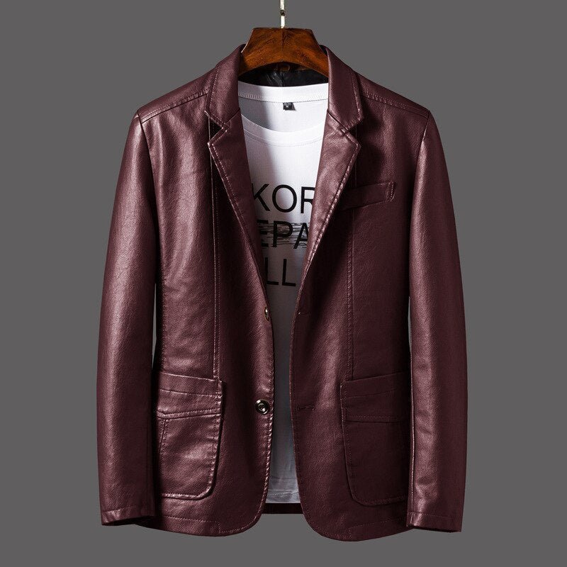 Glen™ | Luxurious Men's Leather Jacket