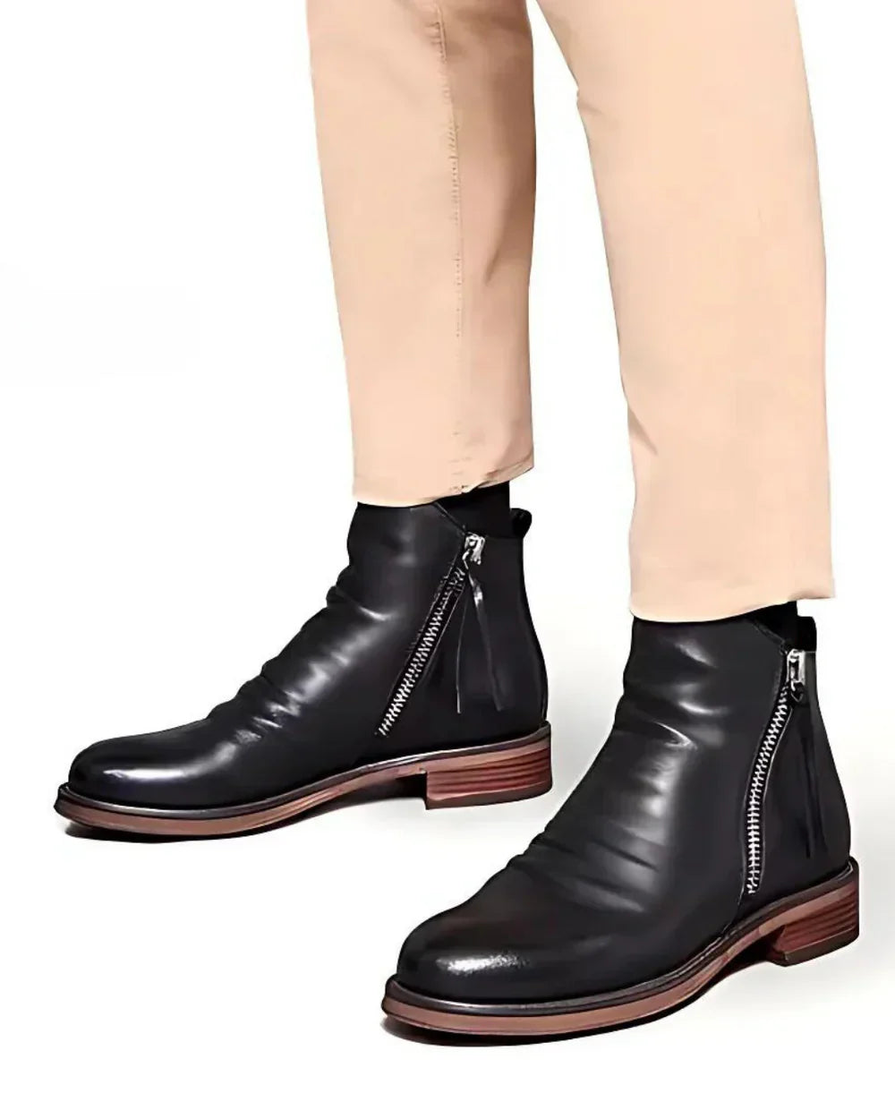 Barnes™ | Luxe Side-Zip Leather Boots