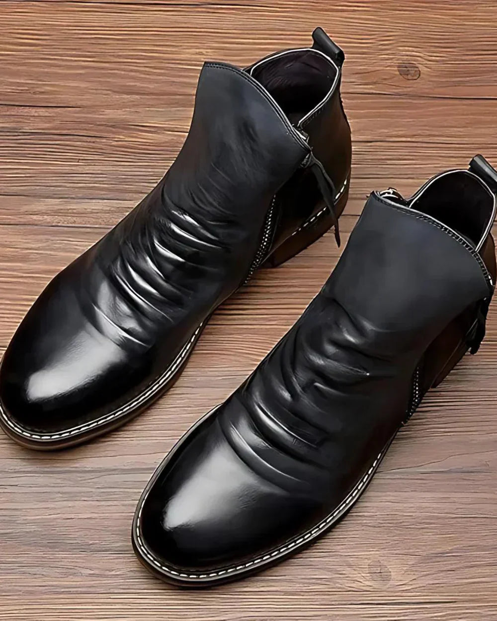 Barnes™ | Luxe Side-Zip Leather Boots