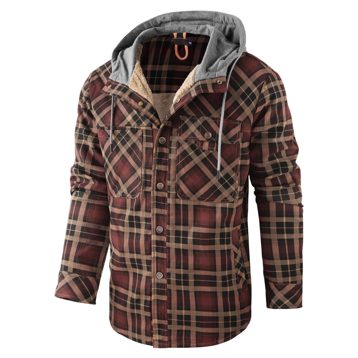 Fleece lined flannel Jacket