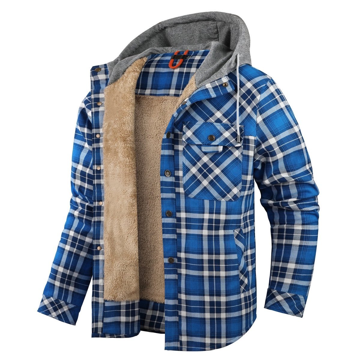 Fleece lined flannel Jacket