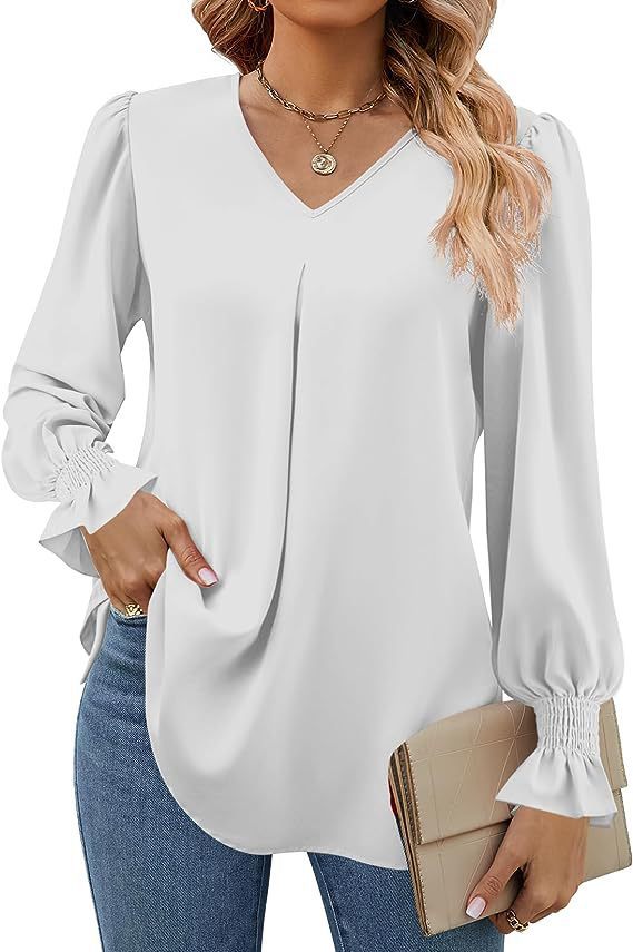 Elvie™ | Light & Elegant V-Neck Top