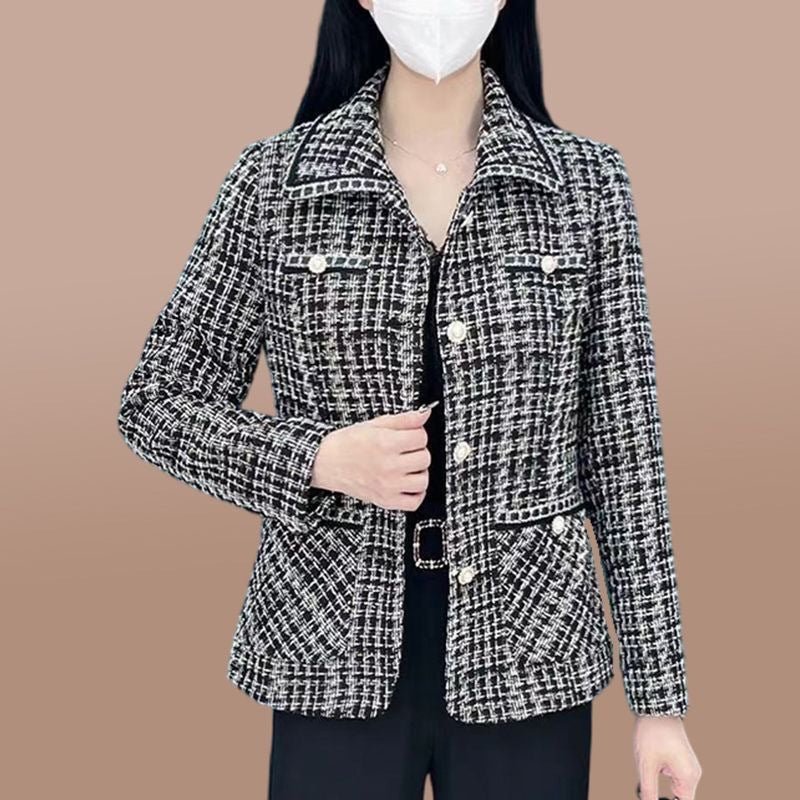 Mimi™ | The Elegant Plaid Statement Jacket