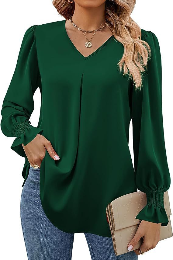 Elvie™ | Light & Elegant V-Neck Top