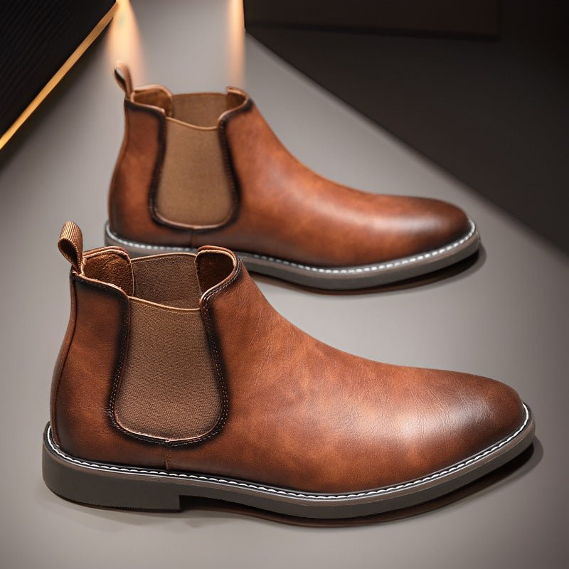 Brooks™ | Premium Pointed-Toe Chelsea Boots