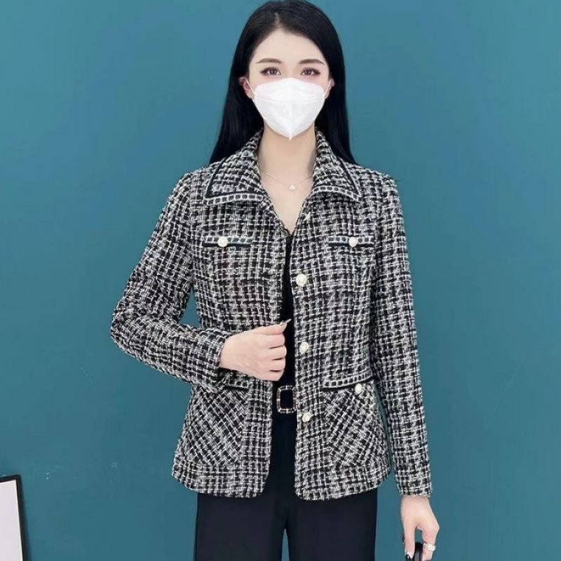 Mimi™ | The Elegant Plaid Statement Jacket