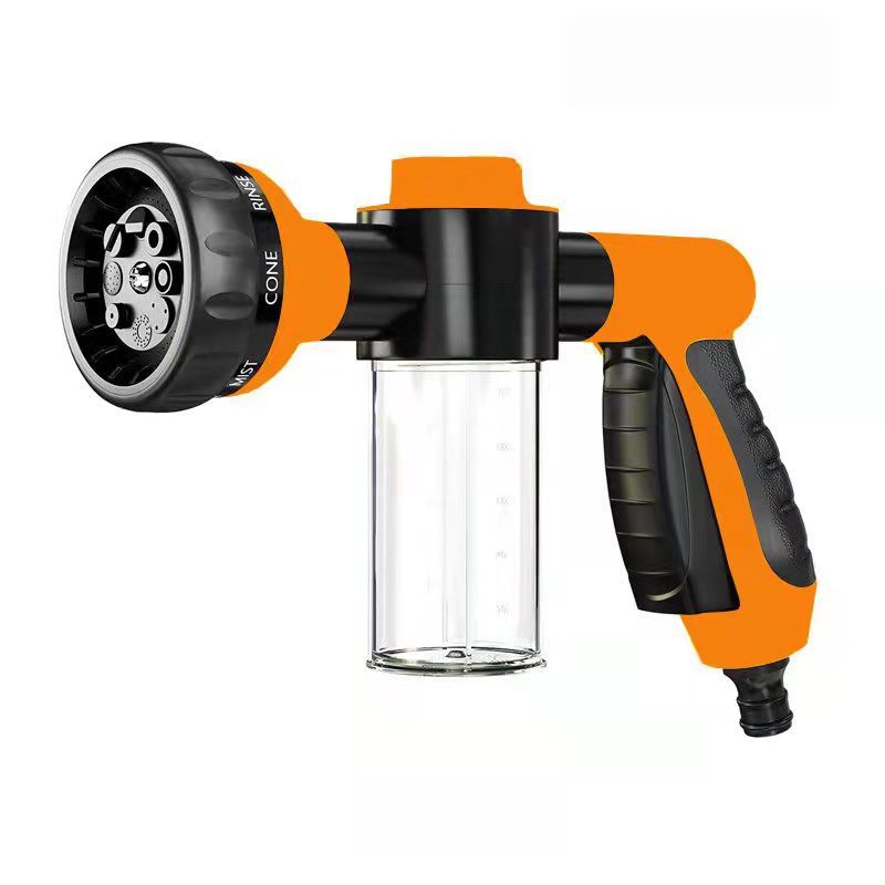 8-Function Garden Hose Water Gun™ | High-Pressure Foam Nozzle