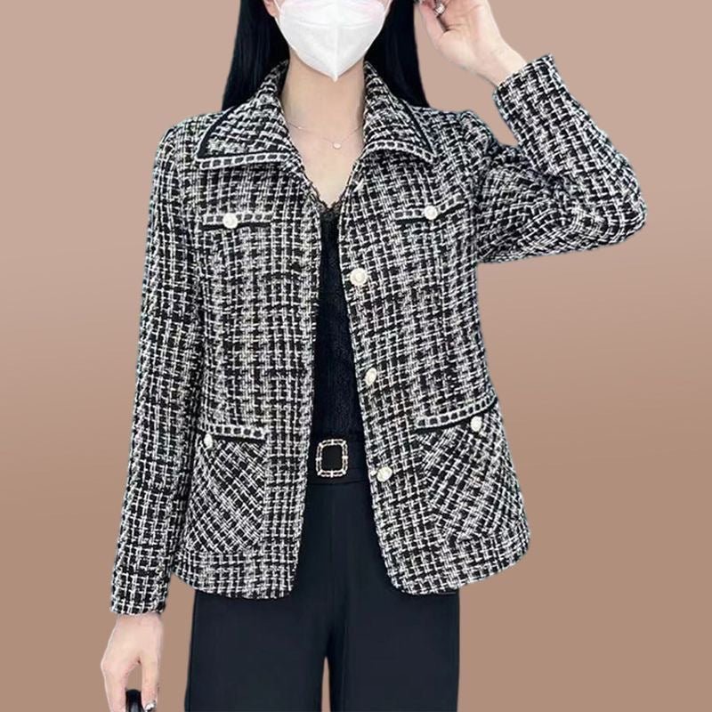 Mimi™ | The Elegant Plaid Statement Jacket