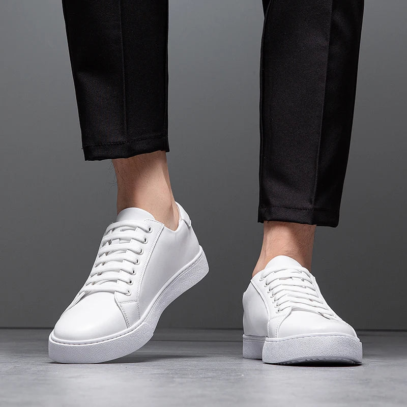 Kyle™ | Classic Leather Sneakers with a Luxurious Touch