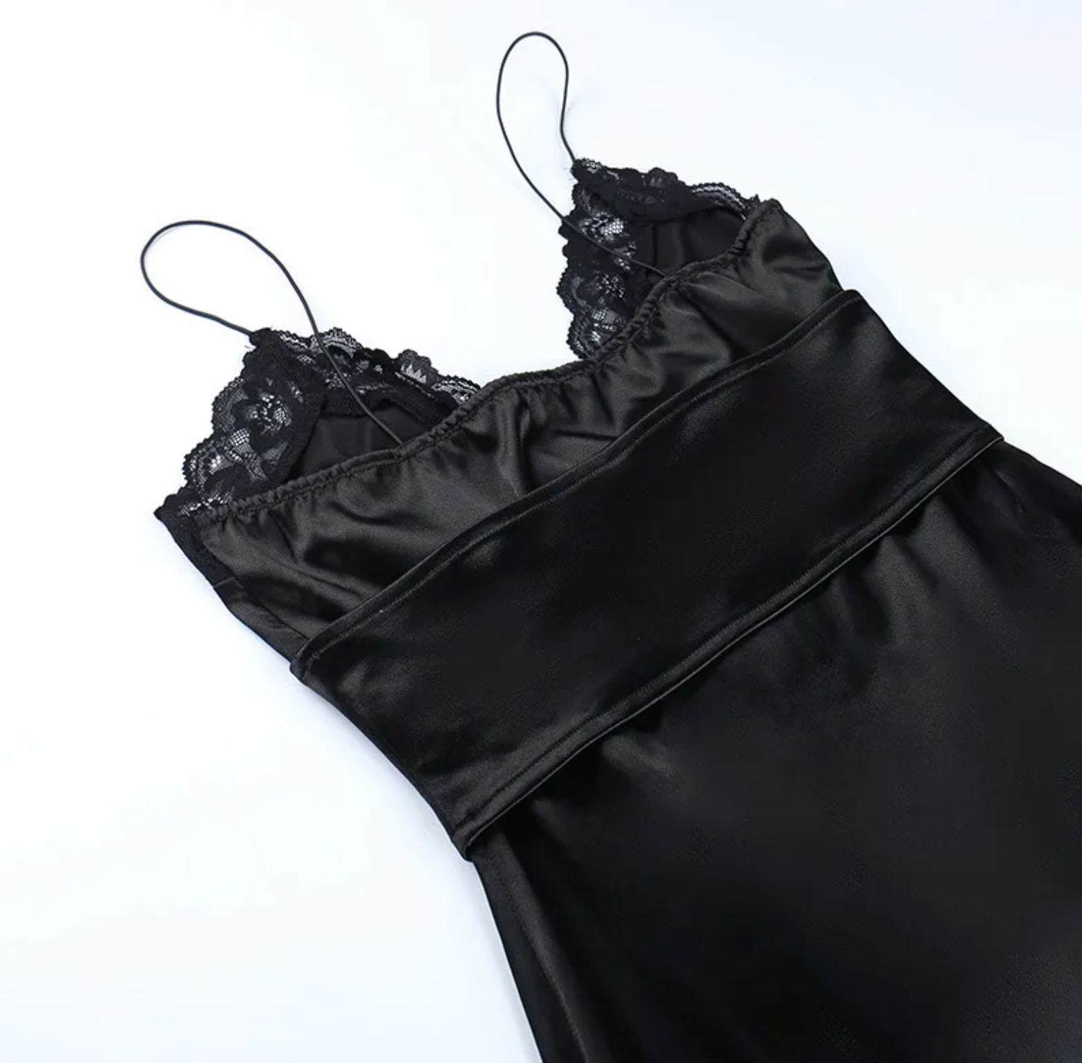 Olivia's Satin Midnight Dress