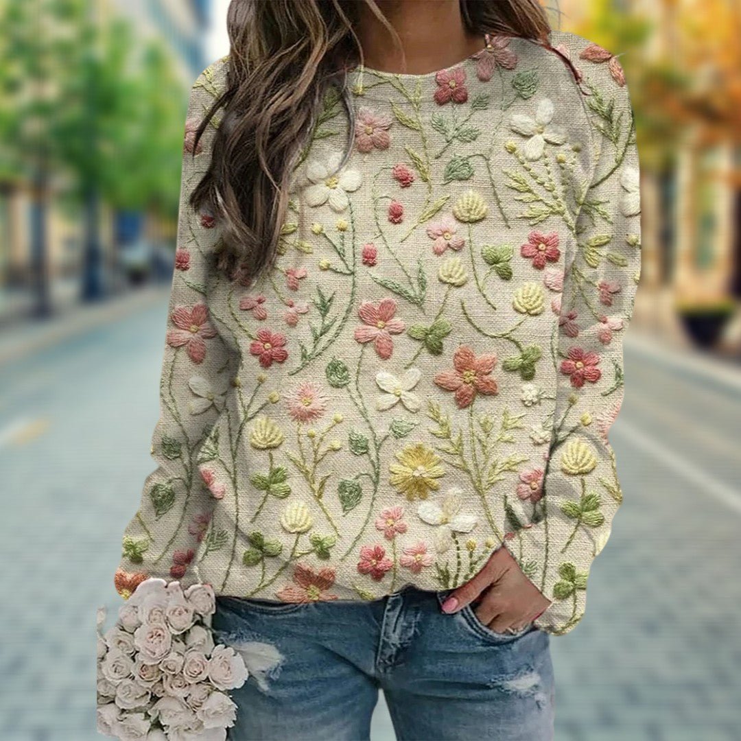 Stella™ | Floral Pattern Pullover for Women