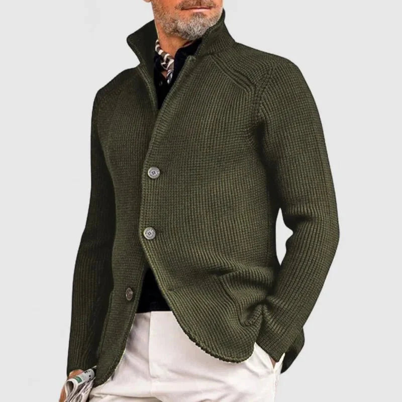 MARZIO | Men's refined cardigan with button fastening