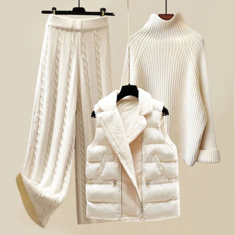 Zara™ | The 3-Piece Knit Set for Stylish Winter Days